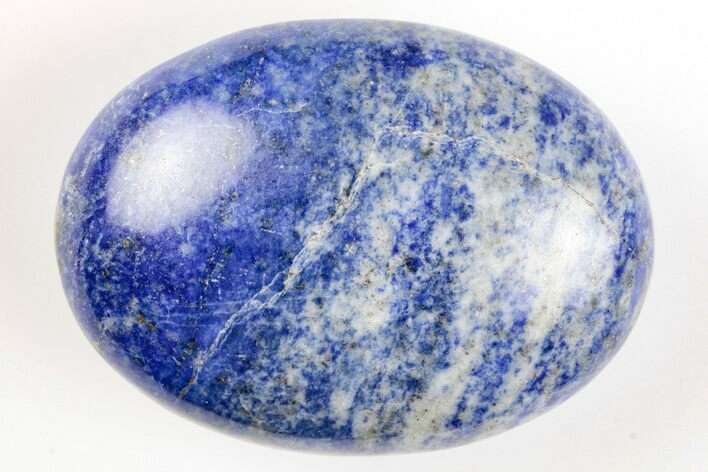 Polished Lapis Lazuli Palm Stone - Pakistan #187615